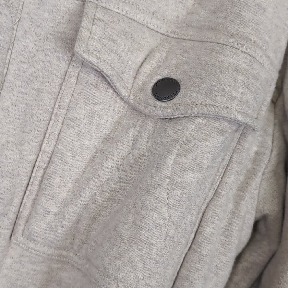 Spiritual Gangster wave Quilted Shacket Large - Picture 6 of 10